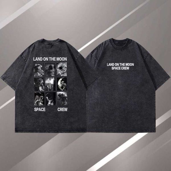 summer new washable old short sleeve t-shirt men's and women's fashion brand astronaut american street 270g pure cotton stussys, White;black
summer new washable old short sleeve t-shirt men's and women's fashion brand astronaut american street 270g pure cotton stussys, White;black