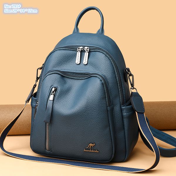 factory wholesale ladies shoulder bags 6 colors simple joker printed handbag soft solid color thick leather backpack street popular color ma
factory wholesale ladies shoulder bags 6 colors simple joker printed handbag soft solid color thick leather backpack street popular color ma