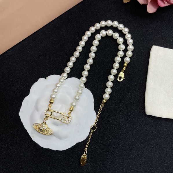 pendant necklaces designer letter vivian chokers luxury women fashion jewelry metal pearl necklace cjeweler westwood cascade design 678ess, Silver
pendant necklaces designer letter vivian chokers luxury women fashion jewelry metal pearl necklace cjeweler westwood cascade design 678ess, Silver