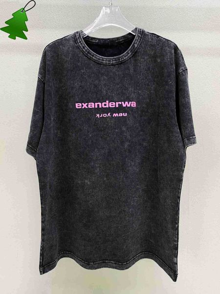 men's t-shirts correct version of aw trendy brand washed old foam printed round neck t-shirt for men wang women loose fitting casual ve, White;black
men's t-shirts correct version of aw trendy brand washed old foam printed round neck t-shirt for men wang women loose fitting casual ve, White;black