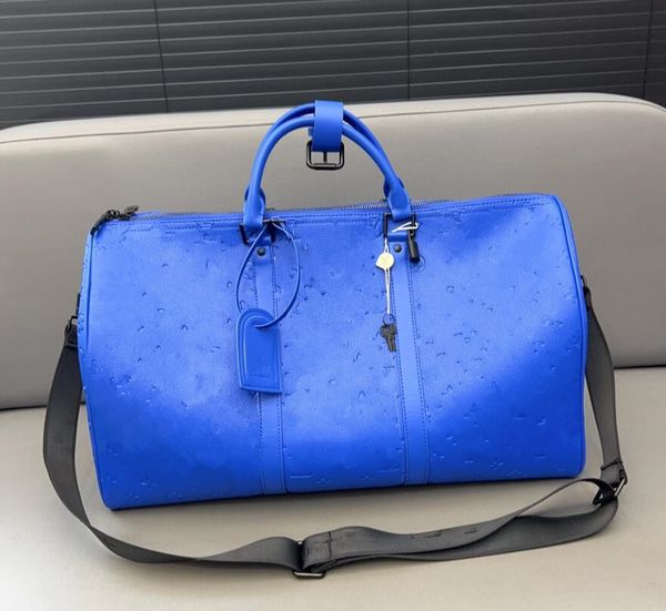 quality blue travel bag embossed letter leather mens travel bag luggage bag duffel bags women fitness yoga bag letters shoulder strap totes
quality blue travel bag embossed letter leather mens travel bag luggage bag duffel bags women fitness yoga bag letters shoulder strap totes