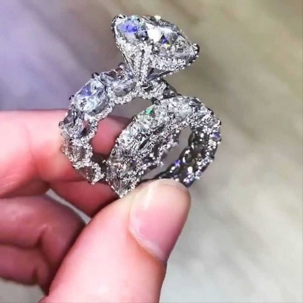 wedding rings arrival sell luxury jewelry 925 sterling silver large round cut white z cz diamond couple women tidal flow design 65ess, Slivery;golden
wedding rings arrival sell luxury jewelry 925 sterling silver large round cut white z cz diamond couple women tidal flow design 65ess, Slivery;golden