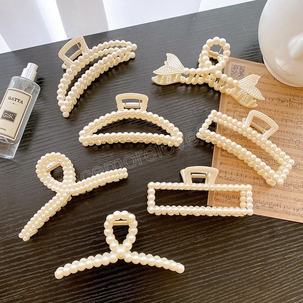 fashion new big geometric pearl resin for women girls hair clip headwear exquisite white hairpin accessories, Slivery;golden
fashion new big geometric pearl resin for women girls hair clip headwear exquisite white hairpin accessories, Slivery;golden