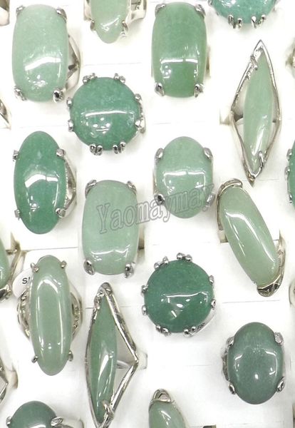 50pcslot big natural light green jade aventurine rings semiprecious stone rings factory 6578403, Golden;silver
50pcslot big natural light green jade aventurine rings semiprecious stone rings factory 6578403, Golden;silver