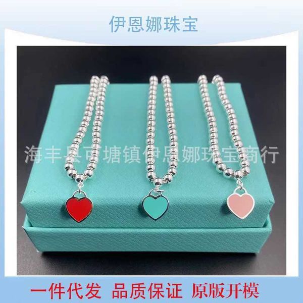 internet celebrity tiffay sterling silver cnc prinayng drop glue high ediayon love double chain heart shaped buddha bead bracelet girls', Black
internet celebrity tiffay sterling silver cnc prinayng drop glue high ediayon love double chain heart shaped buddha bead bracelet girls', Black