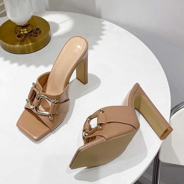 nxy slippers denim slippers women outdoor mules high heels fashion metal buckle designer sandals square toe ladies shoes size 35 41 230406, Black
nxy slippers denim slippers women outdoor mules high heels fashion metal buckle designer sandals square toe ladies shoes size 35 41 230406, Black