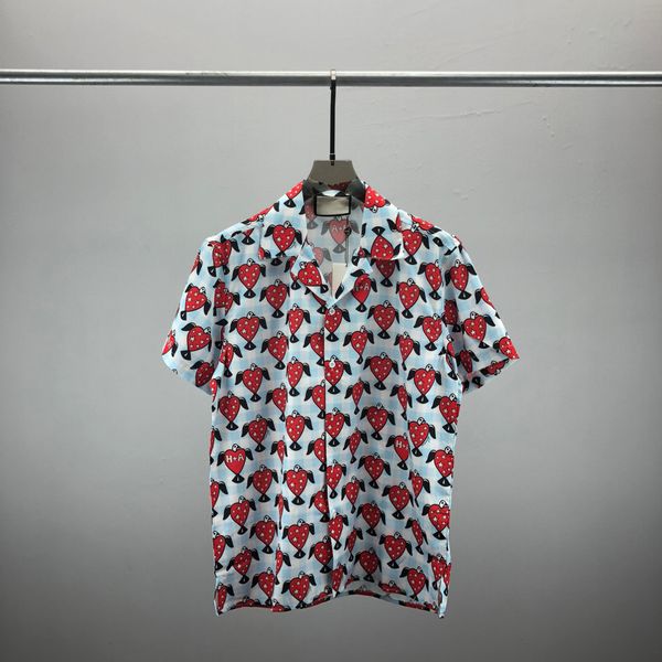 men's designer shirt summer short sleeve casual button up shirt printed bowling shirt beach style breathable t-shirt clothing #300, White;black
men's designer shirt summer short sleeve casual button up shirt printed bowling shirt beach style breathable t-shirt clothing #300, White;black