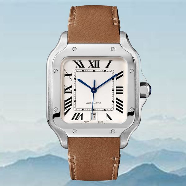 movement automatic watchs lovers watch made of premium stainless steel baked gold watch needle sapphire lens deep waterproof fashion dhgate, Slivery;brown
movement automatic watchs lovers watch made of premium stainless steel baked gold watch needle sapphire lens deep waterproof fashion dhgate, Slivery;brown