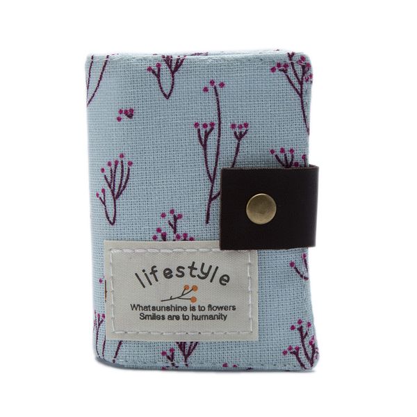 garden floral canvas card bag women's multi-card id bag student 20-card set credit card bag, Brown;gray
garden floral canvas card bag women's multi-card id bag student 20-card set credit card bag, Brown;gray