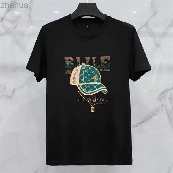 men's t-shirt 2023 summer new luxury hat diamond fashion brand printing handsome bottom round neck men's half sleeves stussys, White;black
men's t-shirt 2023 summer new luxury hat diamond fashion brand printing handsome bottom round neck men's half sleeves stussys, White;black