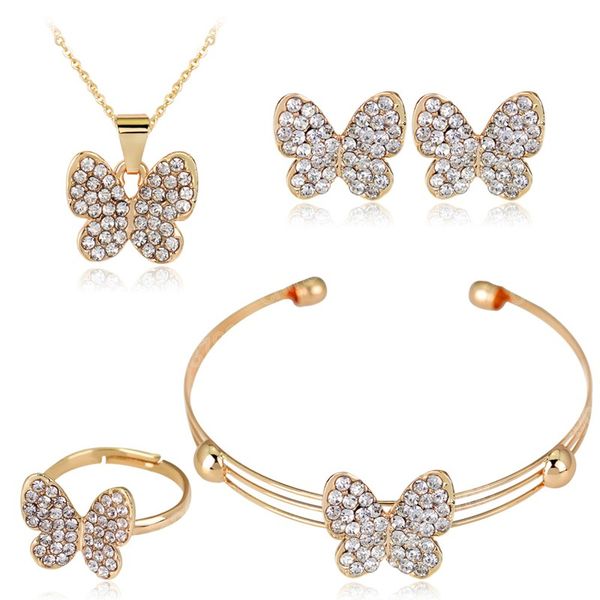 fashion charm butterfly necklace earring ring bracelet set personality trend lovely butterfly p souvenir gift, Silver
fashion charm butterfly necklace earring ring bracelet set personality trend lovely butterfly p souvenir gift, Silver