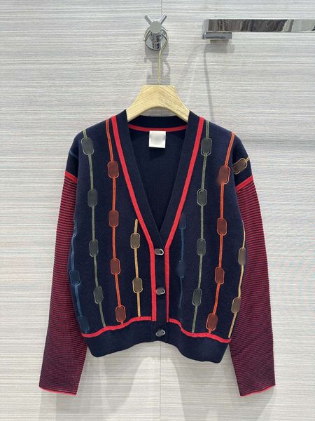 2023 new autumn milan runway sweaters v neck long sleeve high end jacquard cardigan women's designer 0623-10, White;black
2023 new autumn milan runway sweaters v neck long sleeve high end jacquard cardigan women's designer 0623-10, White;black