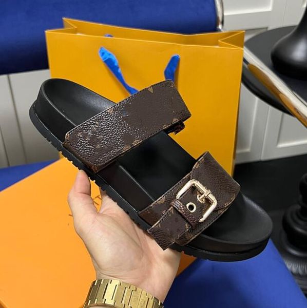 designer slippers summer sandals flats real leather platform shoes woman men slides effortlessly fashion slides 2 straps with adjusted gold, Black
designer slippers summer sandals flats real leather platform shoes woman men slides effortlessly fashion slides 2 straps with adjusted gold, Black
