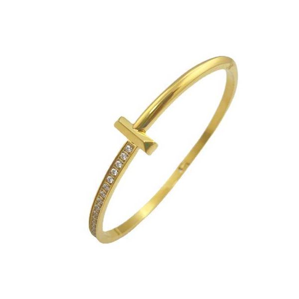 designer new tiffay narrow single-row semi-diamond precision bracelet clasp couple rose gold fashion simple with logo, Black
designer new tiffay narrow single-row semi-diamond precision bracelet clasp couple rose gold fashion simple with logo, Black
