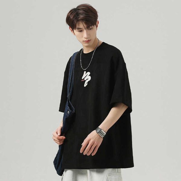short suede foam sleeve t-shirt men's youth american fashion brand t-shirt summer loose round neck half sleeve stussysyujr, White;black
short suede foam sleeve t-shirt men's youth american fashion brand t-shirt summer loose round neck half sleeve stussysyujr, White;black