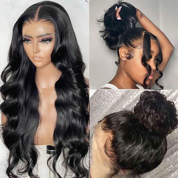 360 hd lace frontal human hair wigs body wave brazilian hair transparent wig 13x4 lace frontal wigs remy hair for women, Black;brown
360 hd lace frontal human hair wigs body wave brazilian hair transparent wig 13x4 lace frontal wigs remy hair for women, Black;brown