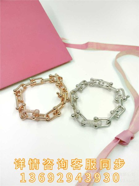 elling tiffay s925 silver v gold precision craft simple versatile jewelry classic fashion u-shaped stone inlaid bracelet, Black
elling tiffay s925 silver v gold precision craft simple versatile jewelry classic fashion u-shaped stone inlaid bracelet, Black