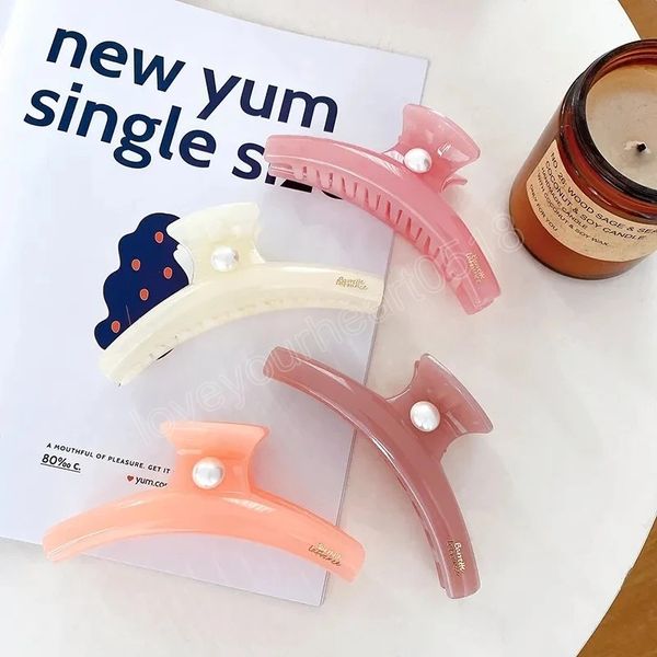 fashion 12.3cm large candy jelly color grab clip for elegant girls pc material pearl shark clip hair accessories, Golden;silver
fashion 12.3cm large candy jelly color grab clip for elegant girls pc material pearl shark clip hair accessories, Golden;silver
