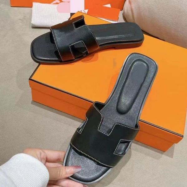designer leather sandals ladies summer flat shoes real leather fashion beach women slippers letter drag with bag 35-42, Black
designer leather sandals ladies summer flat shoes real leather fashion beach women slippers letter drag with bag 35-42, Black