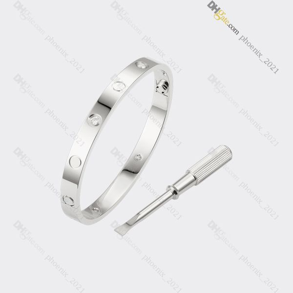 designer bracelet for women love bracelet titanium steel bangle gold-plated never fading non-allergic; silver bracelet 4 diamond store/21621, Black
designer bracelet for women love bracelet titanium steel bangle gold-plated never fading non-allergic; silver bracelet 4 diamond store/21621, Black