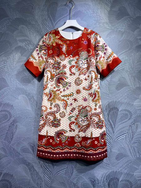 short sleeved dress 2023 spring and autumn fashion print round neck elegant dress women's beaded dress monochrome s-xl fashion original, Black
short sleeved dress 2023 spring and autumn fashion print round neck elegant dress women's beaded dress monochrome s-xl fashion original, Black