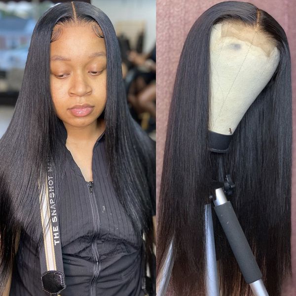 bone straight 13x4 lace front human hair wigs pre plucked frontal wigs brazilian remy hair straight 4x4 lace closure wigs, Black;brown
bone straight 13x4 lace front human hair wigs pre plucked frontal wigs brazilian remy hair straight 4x4 lace closure wigs, Black;brown