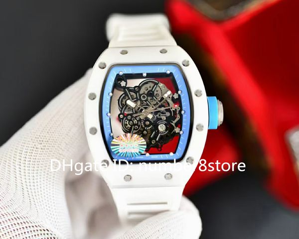 new rm035 luxury mens watches atpt y-tzp ceramic wristwatches swisss automatic mechanical 28800 vph skeleton openworked dial designer watch, Slivery;brown
new rm035 luxury mens watches atpt y-tzp ceramic wristwatches swisss automatic mechanical 28800 vph skeleton openworked dial designer watch, Slivery;brown