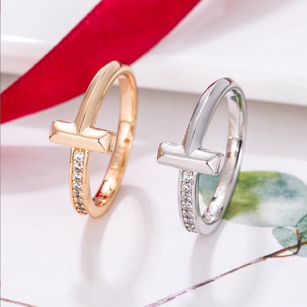 luxurys desingers ring simple design sense half drill t ladies classic simples charm trend rings birthday gift good nice, Silver
luxurys desingers ring simple design sense half drill t ladies classic simples charm trend rings birthday gift good nice, Silver
