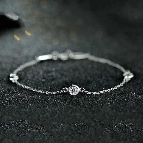 internet celebrity japanese and korean fashion s925 silver inlaid 5a zircon classic three diamond bubble bracelet tiffay high ediayon, Black
internet celebrity japanese and korean fashion s925 silver inlaid 5a zircon classic three diamond bubble bracelet tiffay high ediayon, Black
