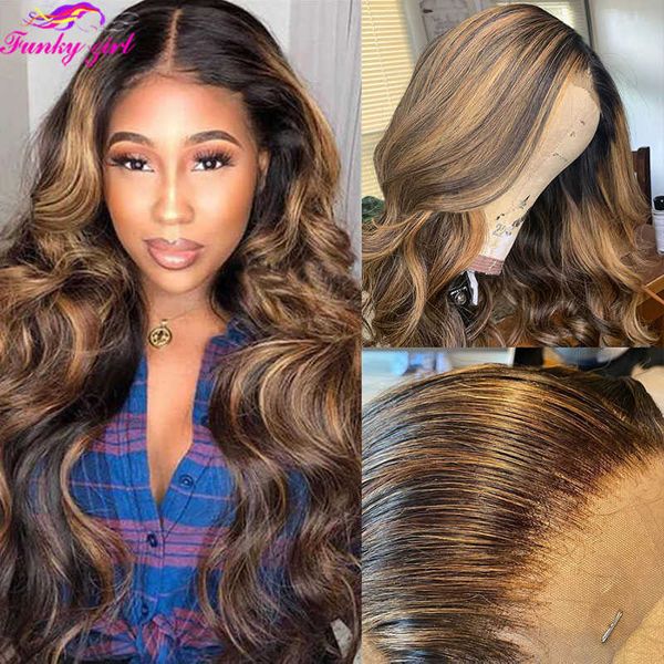 synthetic wigs fg 4/27 brazilian highlight body wavy t part human hair lace wigs wave 13x1 transparent wig pre plucked for women 230227, Black
synthetic wigs fg 4/27 brazilian highlight body wavy t part human hair lace wigs wave 13x1 transparent wig pre plucked for women 230227, Black