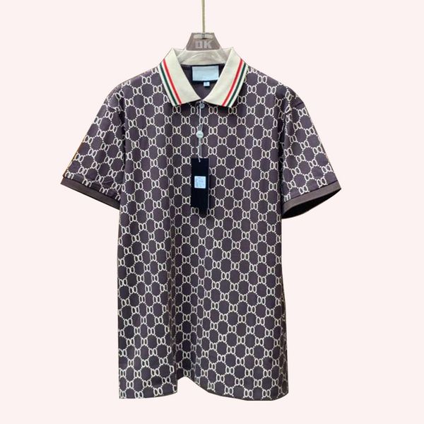 men polo summer cotton designer letter print mens polos short sleeves fashion work golf casual polo t shirts, White;black
men polo summer cotton designer letter print mens polos short sleeves fashion work golf casual polo t shirts, White;black