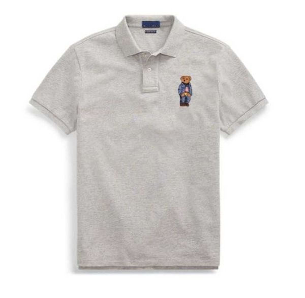 wholesale 2022ss new lapel short-sleeved men's casual shirt embroidered bear t-shirt british business sports cotton78, White;black
wholesale 2022ss new lapel short-sleeved men's casual shirt embroidered bear t-shirt british business sports cotton78, White;black