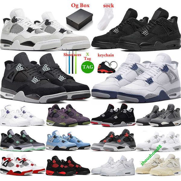 box with basketball shoes 4 for men women infrared j4 military black 4s cat fired red thunder white cement pure money purple mens trainer
box with basketball shoes 4 for men women infrared j4 military black 4s cat fired red thunder white cement pure money purple mens trainer
