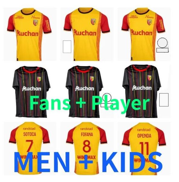 23 24 maillot rc lens soccer jerseys kakuta ganago sotoca fofana gradit fortes banza frankowski 2023 2024 football shirts men kids kits equi, Black;yellow
23 24 maillot rc lens soccer jerseys kakuta ganago sotoca fofana gradit fortes banza frankowski 2023 2024 football shirts men kids kits equi, Black;yellow