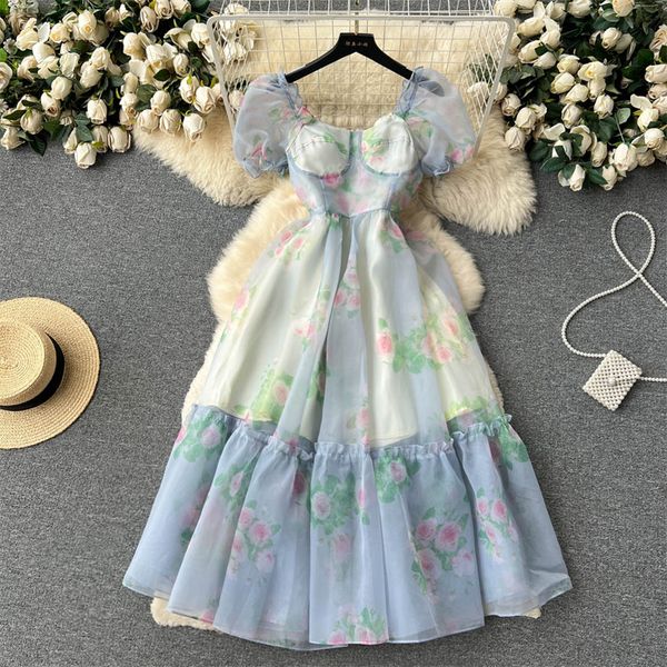 casual dresses summer new women high waist puff sleeve floral print short a-line dress square collar blue chiffon dresses vestidos ladies dr, Black;gray
casual dresses summer new women high waist puff sleeve floral print short a-line dress square collar blue chiffon dresses vestidos ladies dr, Black;gray