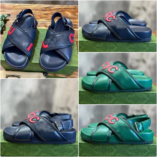 men women slide sandal luxury designer fashion platform slippers leather rubber anti-slip couple letter slippers size 35-45, Black
men women slide sandal luxury designer fashion platform slippers leather rubber anti-slip couple letter slippers size 35-45, Black