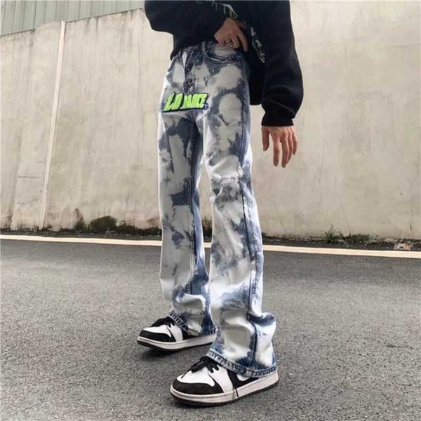 men's jeans fashion y2k retro denim men brand clothing women mens embroidery harajuku straight casual wide leg pants street trousers 1a, Blue
men's jeans fashion y2k retro denim men brand clothing women mens embroidery harajuku straight casual wide leg pants street trousers 1a, Blue