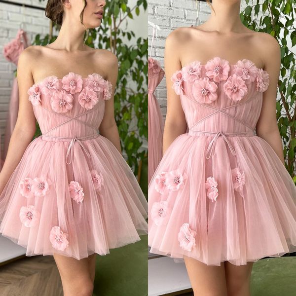 sweet pink short homecoming dresses strapless floral appliques mini cocktail homecoming dress a line, Blue;pink
sweet pink short homecoming dresses strapless floral appliques mini cocktail homecoming dress a line, Blue;pink