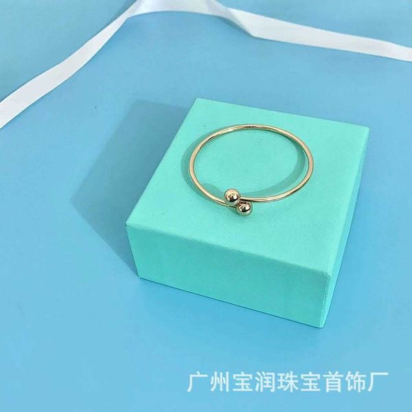 high version tiffay double ball wrap bracelet s925 sterling silver fashion simple light luxury versatile vay1, Black
high version tiffay double ball wrap bracelet s925 sterling silver fashion simple light luxury versatile vay1, Black