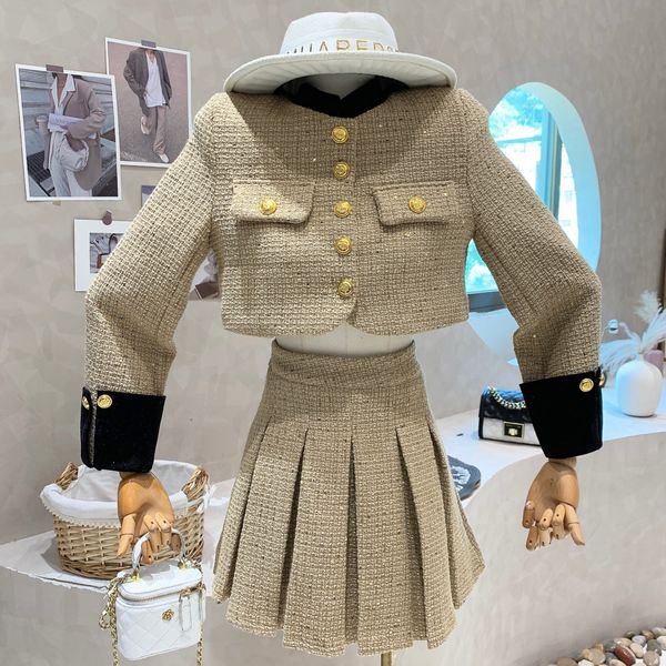 two piece dress british style patchwork tweed short jacket women's two piece sets outfits female y2k retro high waist pleated skirt 2 p, White
two piece dress british style patchwork tweed short jacket women's two piece sets outfits female y2k retro high waist pleated skirt 2 p, White