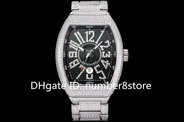 vanguard yachting v45 full diamond mens watch tonneau luxury watches swiss automatic mechanical 28800 vph stainless steel wristwatches date, Slivery;brown
vanguard yachting v45 full diamond mens watch tonneau luxury watches swiss automatic mechanical 28800 vph stainless steel wristwatches date, Slivery;brown