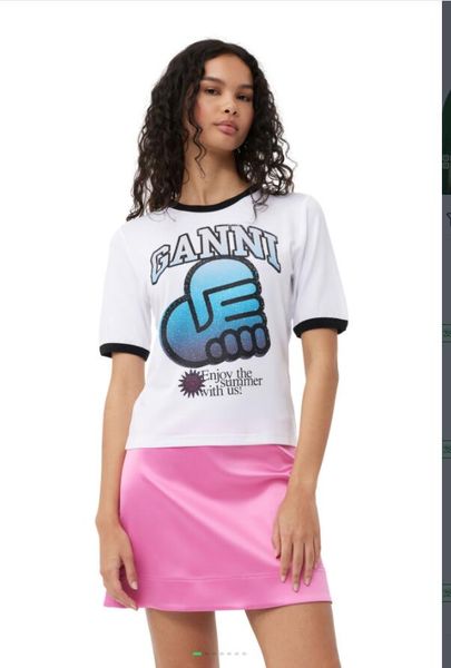 new women designer t shirt beach luxurious cotton tees versatile flowers print round neck white pink casual loose pullover short sleeve t-sh
new women designer t shirt beach luxurious cotton tees versatile flowers print round neck white pink casual loose pullover short sleeve t-sh