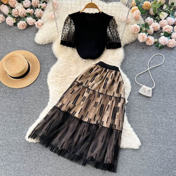 two piece dress summer court suits women new fashion summer lace short sleeve sweater +gauze skirt two-piece sets 2023, White
two piece dress summer court suits women new fashion summer lace short sleeve sweater +gauze skirt two-piece sets 2023, White