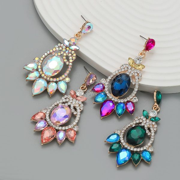 multicolors rhinestone gems dangle earrings for women jewelry girls' birthday party collection earrings accessories, Silver
multicolors rhinestone gems dangle earrings for women jewelry girls' birthday party collection earrings accessories, Silver