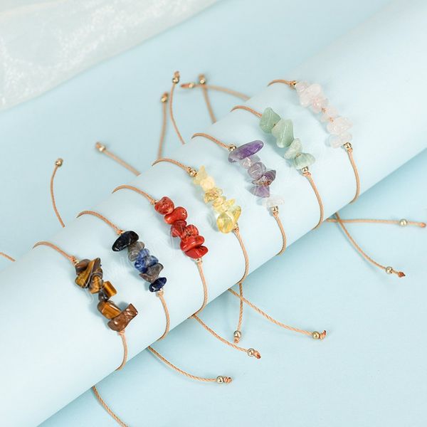 natural chips stone crystal bracelets reiki healing chakra wax rope bracelet for women amethysts pink quartz friendship jewelry, Golden;silver
natural chips stone crystal bracelets reiki healing chakra wax rope bracelet for women amethysts pink quartz friendship jewelry, Golden;silver