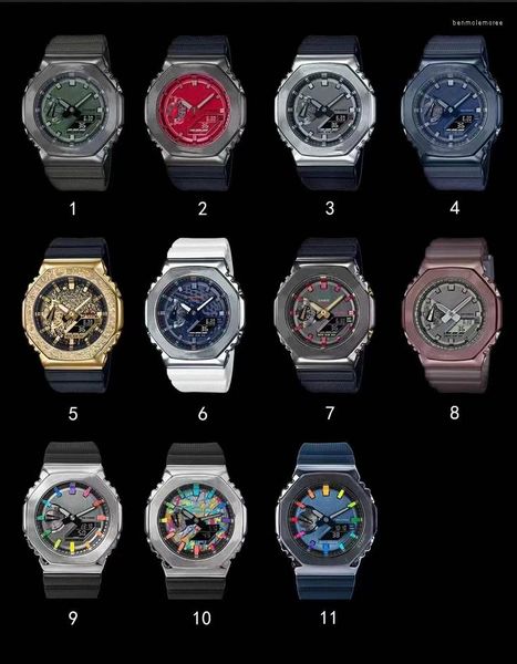 iced out watch sports quartz digital men's 2100 watch led automatic hand raise light oak series pu world time 11 colors, Slivery;brown
iced out watch sports quartz digital men's 2100 watch led automatic hand raise light oak series pu world time 11 colors, Slivery;brown
