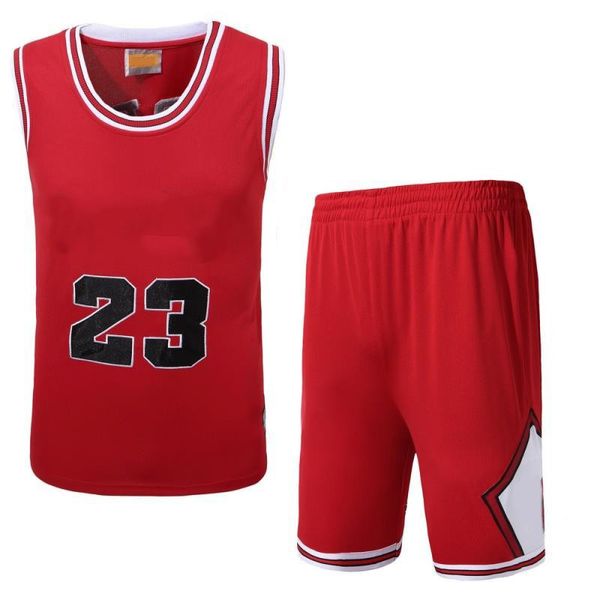men basketball jersey red bul no. 23 crew neck basketball uniform game training uniform net embroidered jersey, Black;red
men basketball jersey red bul no. 23 crew neck basketball uniform game training uniform net embroidered jersey, Black;red
