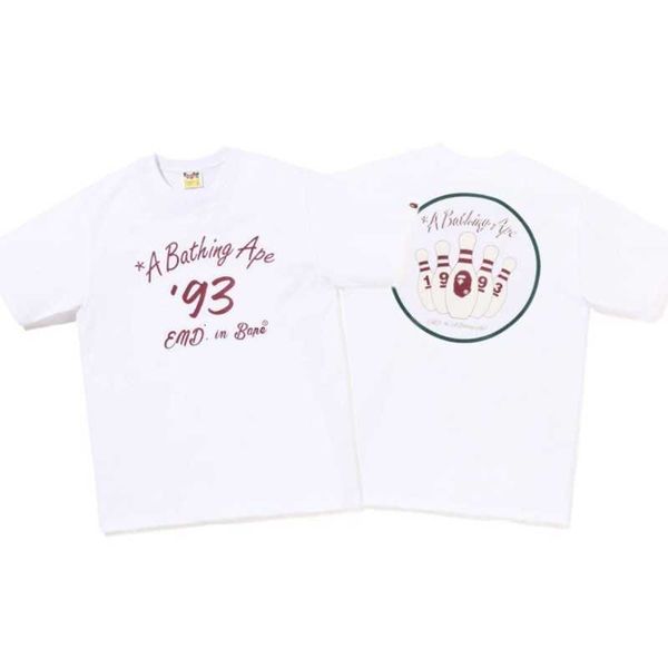 fashion designer luxury summer new alphabet number ape man bowling print 230g men's and women's pure cotton short sleeve t-shirt s, White;black
fashion designer luxury summer new alphabet number ape man bowling print 230g men's and women's pure cotton short sleeve t-shirt s, White;black