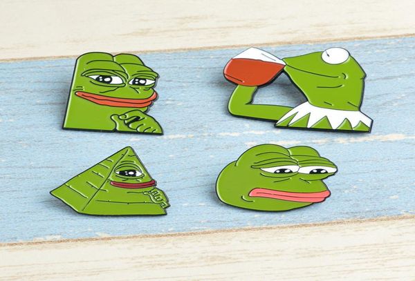 weird funny pepe the frog expression cartoon fashion enamel brooches pins small suit collar lapel pins for men boy drop w5056212, Gray
weird funny pepe the frog expression cartoon fashion enamel brooches pins small suit collar lapel pins for men boy drop w5056212, Gray
