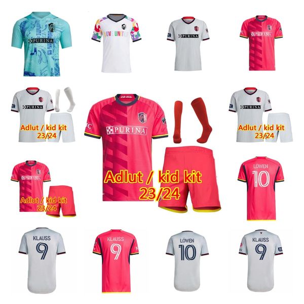 2023 2024 st. ouis city sc soccer jerseys klauss blom lowen parker 26st louis''red' sc 23 24 football shirt mls men kids gi, Black;yellow
2023 2024 st. ouis city sc soccer jerseys klauss blom lowen parker 26st louis''red' sc 23 24 football shirt mls men kids gi, Black;yellow